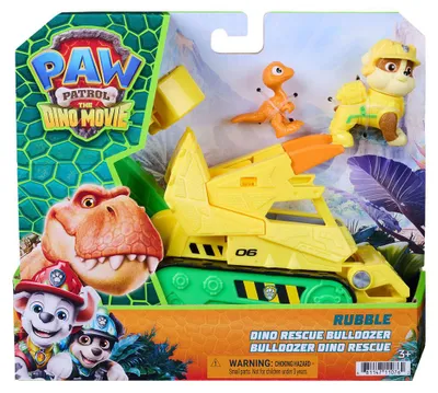 Produktbild von PAW Patrol : Der Dino Film, Rubbles Dino-Rettungs-Bulldozer, 3 Jahr(e), Mehrfarbig