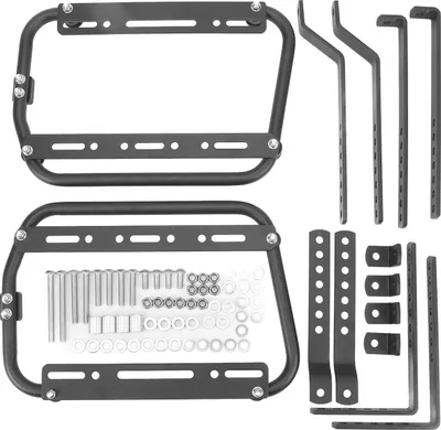 Produktbild von Motorrad -Seitenstütz -Racks Aluminiumlegierung Sattelbag Rack Rack hohe Belastungsklammern