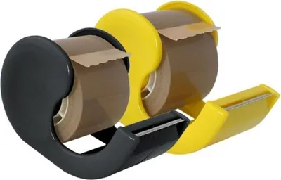 Produktbild von Deutsche Post Abroller+Packband 33 m x 38 mm, sortiert 1 Stück