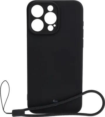 Produktbild von Bizon Case Silikon für iPhone 15 Pro Max, Schwarz