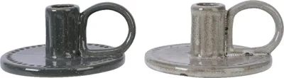 Produktbild von Decoris Kerzenleuchter sortiert grau 6 cm ( 1 Stück )