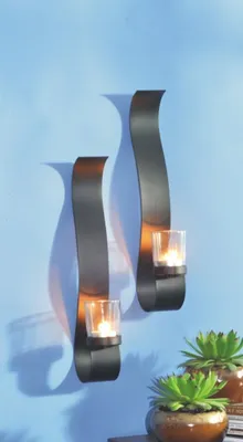 Produktbild von Wandkerzenhalter 2er Set Deko