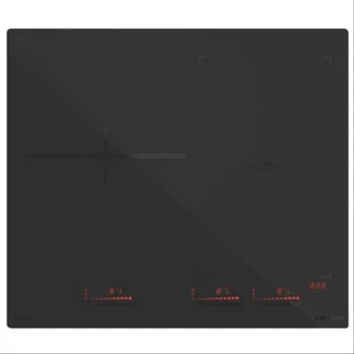 Produktbild von Airlux ATIF63BKM, Schwarz, Integriert, 60 cm, Zonen-Induktionskochfeld, 3 Zone(n), 3 Zone(n)