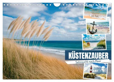 Produktbild von KÜSTENZAUBER Sehnsucht nach Meer (Wandkalender 2027 DIN A4 quer), CALVENDO Monatskalender