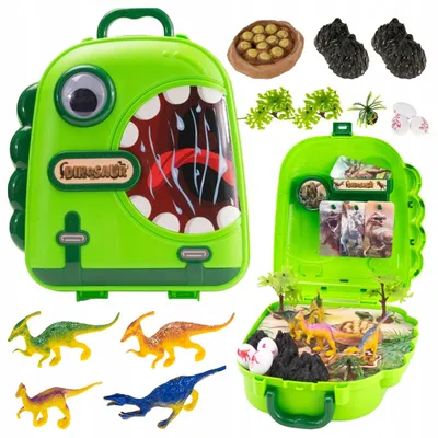 Zdjęcie produktu dla Plecak Małego Odkrywcy Zestaw Figurki Dinozaurów