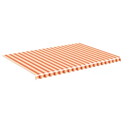Zdjęcie produktu dla vidaXL Poszycie markizy żółto-pomarańczowe 5x3,5 m