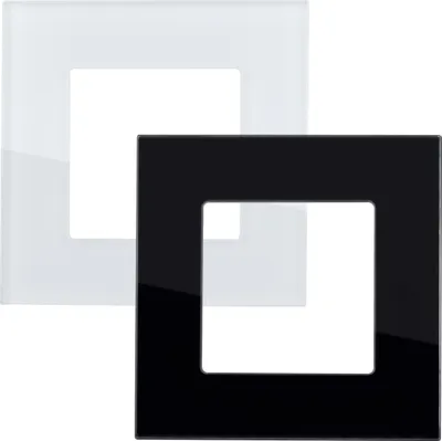 Produktbild von Glasrahmen 1 Modul Modern  Weiß