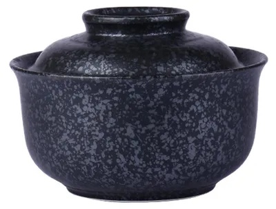 Ramen-Bowl-Set, Keramik, 800 ml, mit Deckel, Japan-Stil