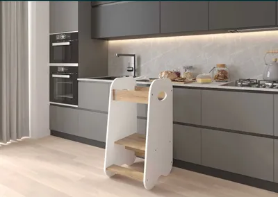 Obrázek produktu pro Rostoucí učící věž bílá zlatý dub 90 cm