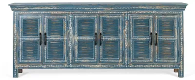 Image de Buffet en bois de mélèze et de manguier, 76 cm x 184 cm x 36 cm, Giner y Colomer