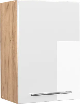 Obrázok produktu pre Vicco nástenná skrinka Fame-Line, 50 cm, biely vysoký lesk/dub Goldkraft