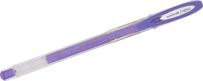 Produktbild von Uni-Ball Signo , Anklippbarer versenkbarer Stift, Violett, Violett, Kunststoff, 0,7 mm