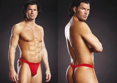 Image de Blue Line Performance Microfiber Thong Rot L/Xl