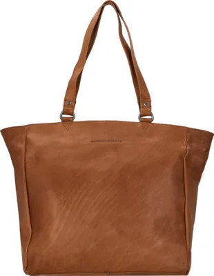 Image de The Chesterfield Brand sac à épaule sac d'ordinateur portable pour ordinateur portable Berlin Shoulderbag Cognac brun