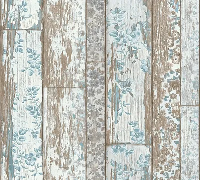 Immagine prodotto di Carta da parati Profhome imitazione legno 361191-GU liscia opaca blu marrone 5,33m2