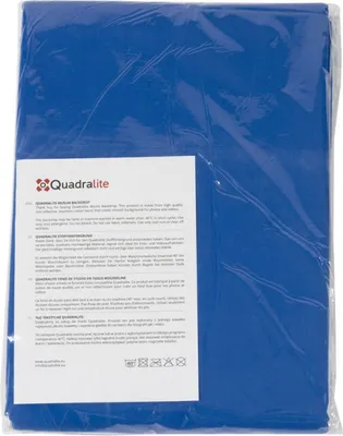 Produktbild von Quadralite Textilhintergrund, Blau 2,85x6m