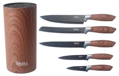 Obrázok produktu pre Oliver Voltz OV51633G5 késkészlet, 6 részes, márvány kivitel, állvány,