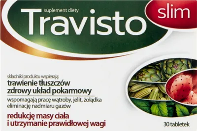 Produktbild von Travisto Slim, 30 Tabletten - Natürliche Unterstützung für Ihr Gewichtsziel