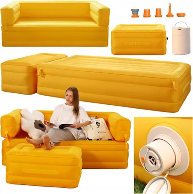 Zdjęcie produktu dla AEROGOGO BS5-03 SOFA Materac z pompką automatycznie dmuchany kanapa łóżko