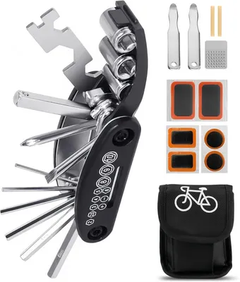 Obrázok produktu pre Fahrradmultitool 16-in-1, multifunkčné, ľahké, pre horské bicykle, ideálne na cesty