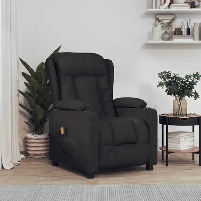 Obrázok produktu pre masážne kreslo vidaXL Black Fabric