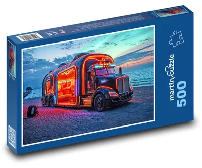 Zdjęcie produktu dla martinpuzzle - Puzzle 500 - Samochód na plaży