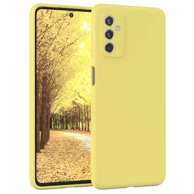 Produktbild von EAZY CASE - TPU Hülle für Samsung Galaxy M52 5G, TPU Case stoßfeste Handyhülle, weiches Cover mit Kameraschutz, Silikonhülle in Gelb