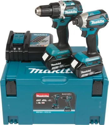 Obrázek produktu pro Makita [AI generated title] Combokit 18V 2X5.0Ah Li-Ion