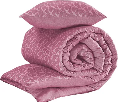 Produktbild von bettbezug Birds240 x 220 cm Baumwolle dunkelrosa