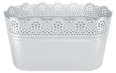 Produktbild von Spitzenblumentopf DLAC285 | Weiß