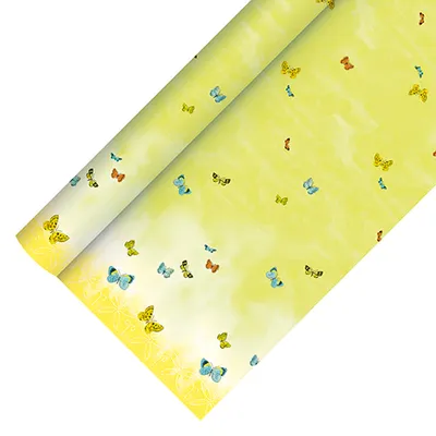 Produktbild von Tischdecke, Papier 5 m x 1,2 m "Papillons"