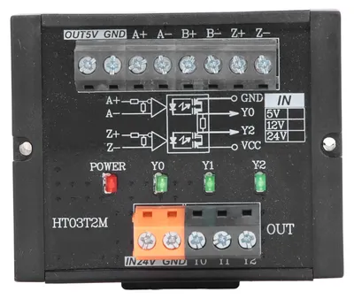 Zdjęcie produktu dla Moduł konwertera sygnału 3-kanałowy TTL-EIA422-423 wejście NPN-PNP-HTL wyjście dla enkodera 5V