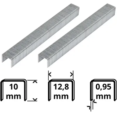 Produktbild von Güde Klammern 10mm Typ 80 für Druckluft-Klammergerät KN 14 Heftklammern Set