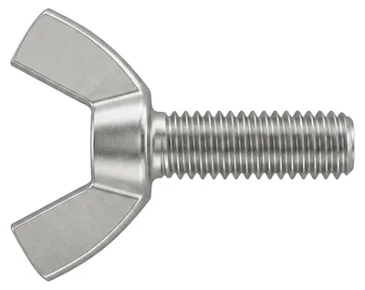 Produktbild von DIN 316 Flügelschraube amerikansiche Form M10x60 Edelstahl A2 blank 20 Stk