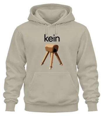 Productafbeelding van Geen zin in turnen? Gymnastiek? Turner? Grappig, sarcastisch, humoristisch. Uni hoodie, sweater met capuchon, natuur, S