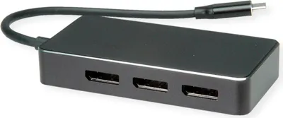 Image de VALUE Adaptateur multi-écrans USB type C - 3x DP, multi-flux 4K