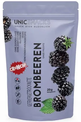 Produktbild von Unicsnacks Gefriergetrocknete Brombeeren 20g