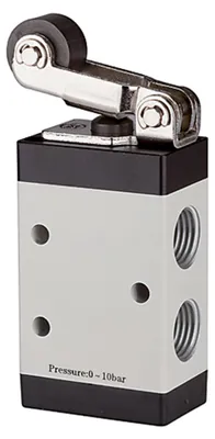 Produktbild von Riegler 3/2-Wegeventil, mechanisch betätigt, »M3«, Rollenhebel, NC, G 1/4