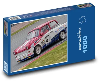Produktbild von Puzzle 1000 Rennwagen auf der Rennstrecke - martinpuzzle