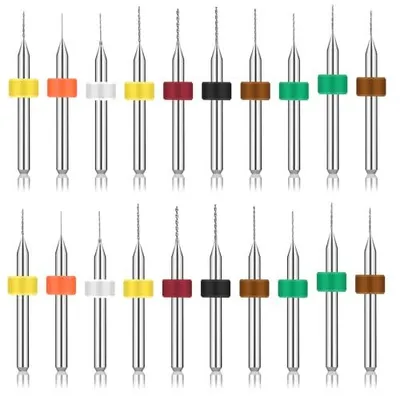 Produktbild von Microboorset 20 Stück - Hochwertige Wolfra Stahl Bohrer 0,3 mm bis 1,2 mm - 626741ca-7b60-42bd-a091-486a0912932c