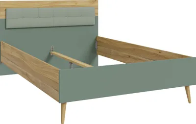 Produktbild von Bettgestell >Whenua< in Natural Eiche - 147,4x99,5x206,8cm (BxHxT)