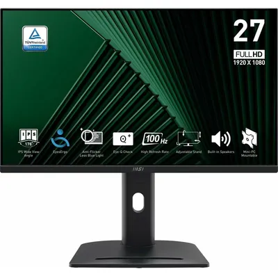 Imagen del producto de MSI MP275PG Monitor 27"100h VGA HDMI DP MM AA