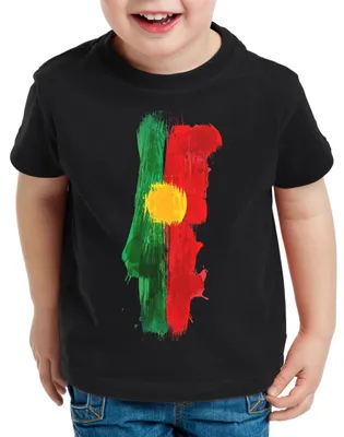 Produktbild von BaumwolleCloud Flagge Portugal Kinder T-Shirt Fußball Sport WM EM Fahne