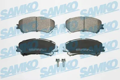 Produktbild von SAMKO 5SP1996 Bremsbelagsatz, Scheibenbremse 5SP1996