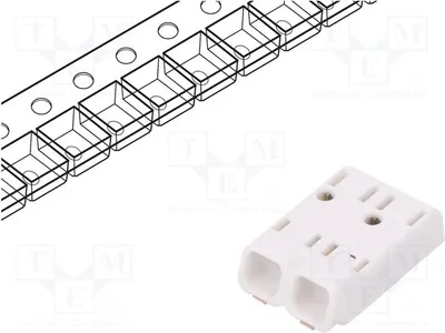 Immagine prodotto di 2 connettori: connettore a morsetto, 4 mm, 6 A, sezione del cavo da 0,2 a 0,75 mm², 2 poli. - SMPS 88168038