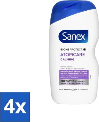 Produktbild von Sanex BiomeProtect Dermo Duschcreme für reaktive Haut 400 ml - Vorteilspack - 4 Stücke