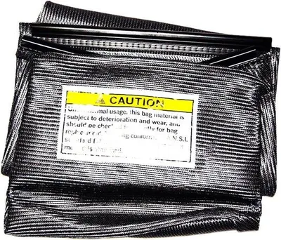 Produktbild von Grasopvangzak für Rasenmäher - Opvangbak für Rasen - Rasen Opvangen - 25,4 x 20,32 x 5,08 cm - Schwarz