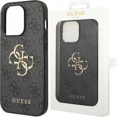 Image de Guess Guhcp15X4Gmggr Iphone 15 Pro Max 6.7 Szary/Grey Hardcase 4G Big Metal Logo