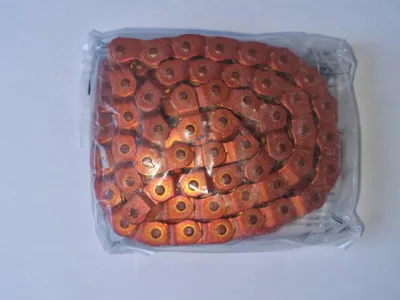 Produktbild von Kette Magic colour Single Speed 1/2" x 1/8" 102 Glieder orange BMX, Trail, Freestyle
