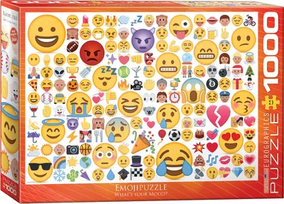 Produktbild von 1000 Teile Puzzle sags mit Emojis